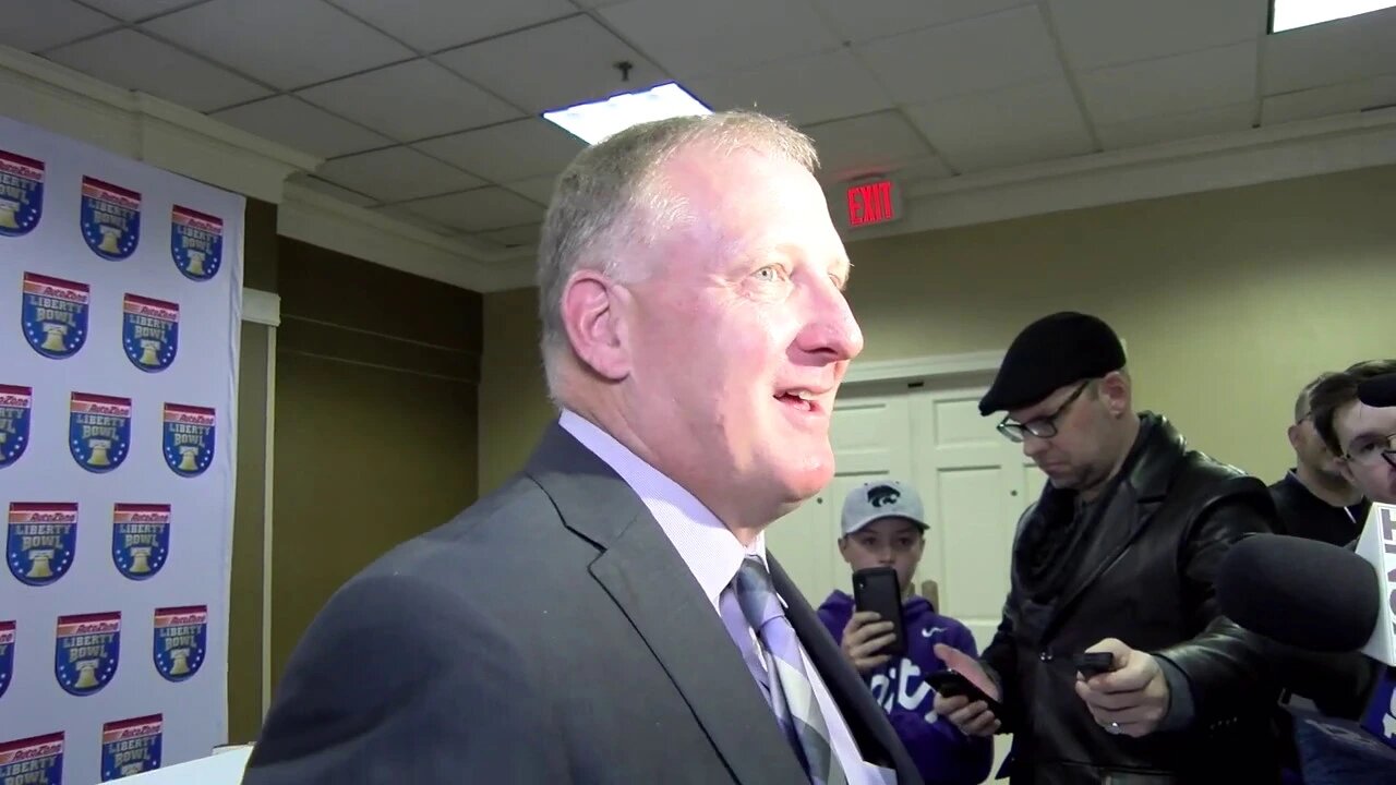 Kansas State Football | Chris Klieman talks to media after press conference | December 30, 2019