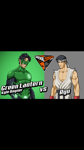 GREEN LANTERN, Kyle Rayner Vs. RYU - Comic Book Battles: Who Would Win In A Fight?