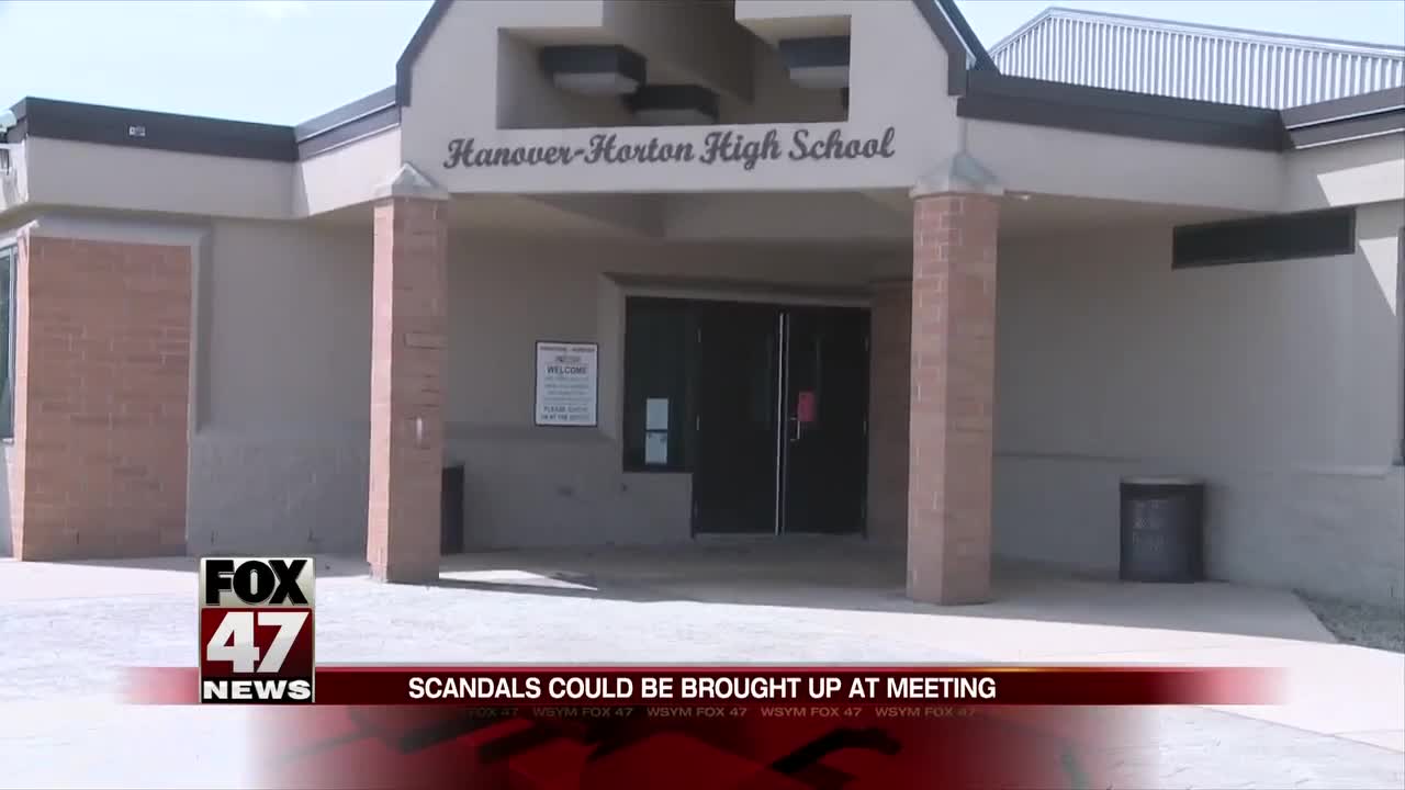 Hanover-Horton school board meeting