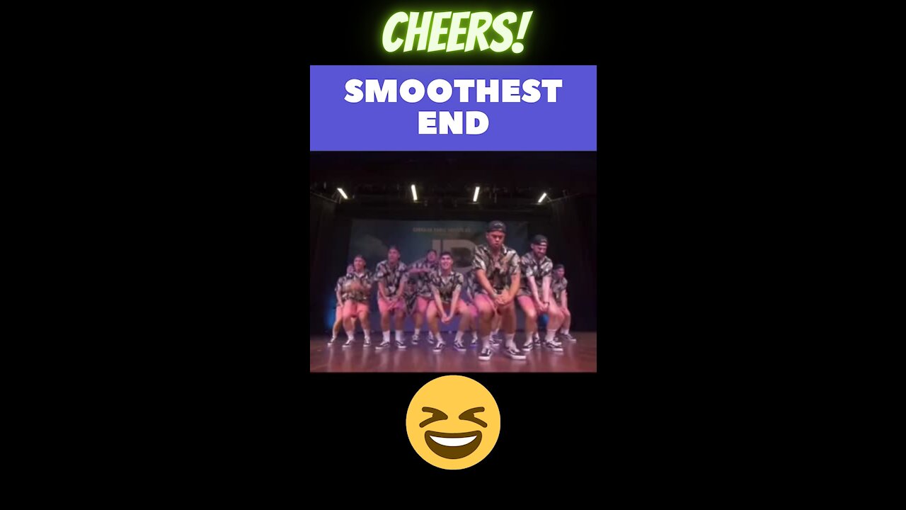 SMOOTHEST END IN A DANCE COMPETITION!