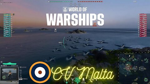 world of warships T10 CV Malta