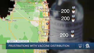 Frustration grows as Palm Beach County cities slow to distribute COVID-19 vaccine