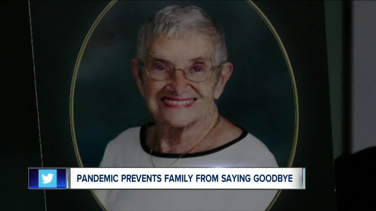 Pandemic prevents family from saying goodbye to dying mother