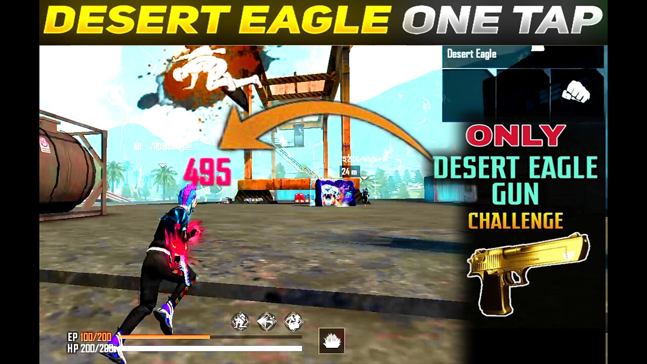 Only Desert Eagle Challenge || FREE FIRE || Desert Eagle দিয়ে শুধুই হেডশট হবে। #MR_LUCKY_NOOB