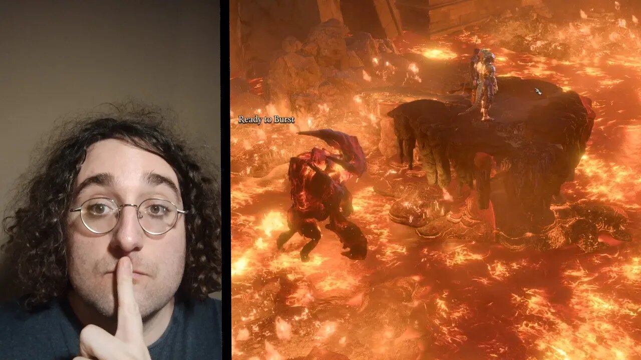 Lets Play Baldurs Gate 3- Sneaking past the Fire Elemental (36)