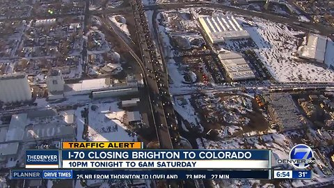 I-70 viaduct closing overnight for load test