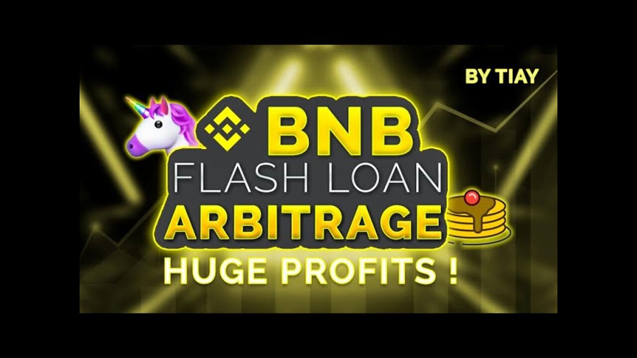 HUGE PROFITS ! BNB FLASH LOAN ARBITRAGE UNISWAP & PANCAKESWAP FLASHLOAN ! BEGINNER FRIENDLY