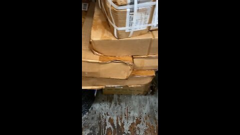 Damaged box truck ruins packages Pt 1