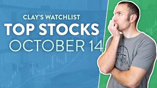 Top 10 Stocks For October 14, 2022 ( $TQQQ, $SPY, $MMAT, $AMZN, $AMC, and more! )