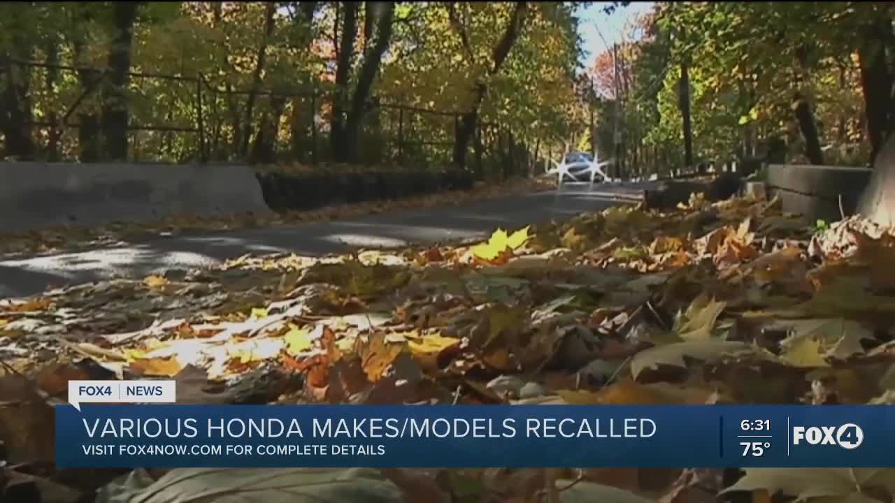 Honda recall