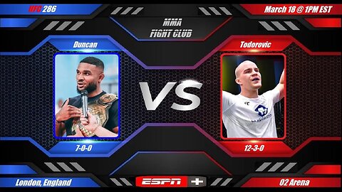 UFC 286: Chris L. Duncan vs. Dusko Todorovic - Breakdown & Prediction