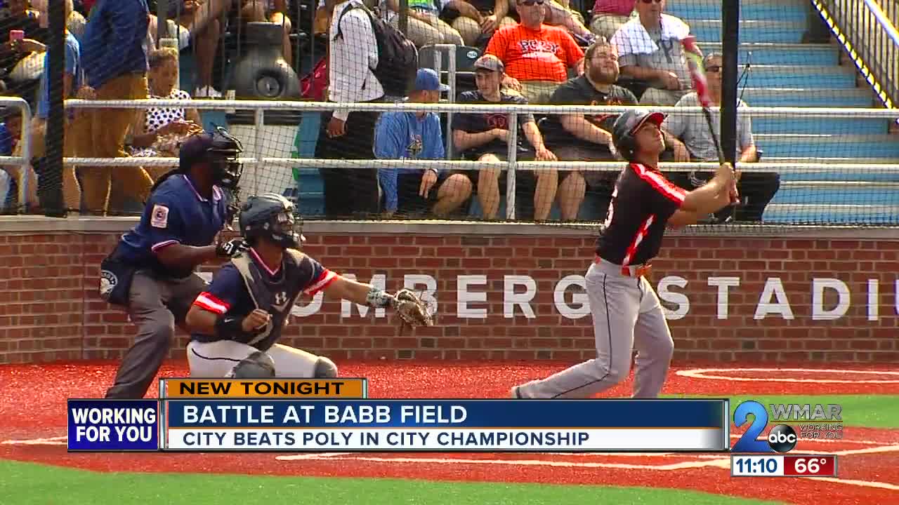 Baltimore City College High School baseball team wins championship game after unforgettable season