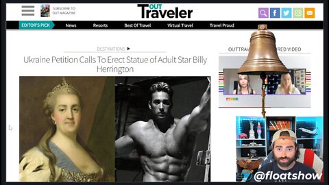 Cultural Erasure Making Statues GAYER! Monument To Gay Adult Film Star In Ukraine!