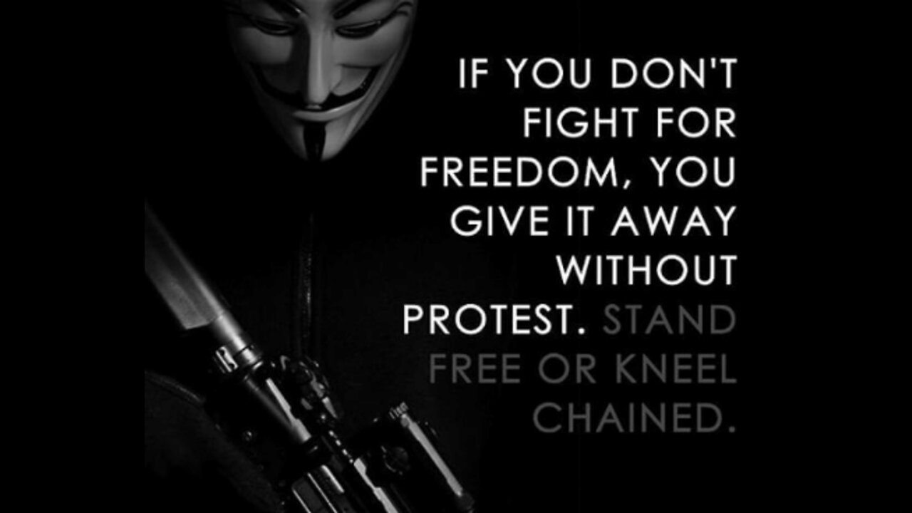 STAND FREE OR KNEEL CHAINED! FOR GOD & COUNTRY I WILL FIGHT!