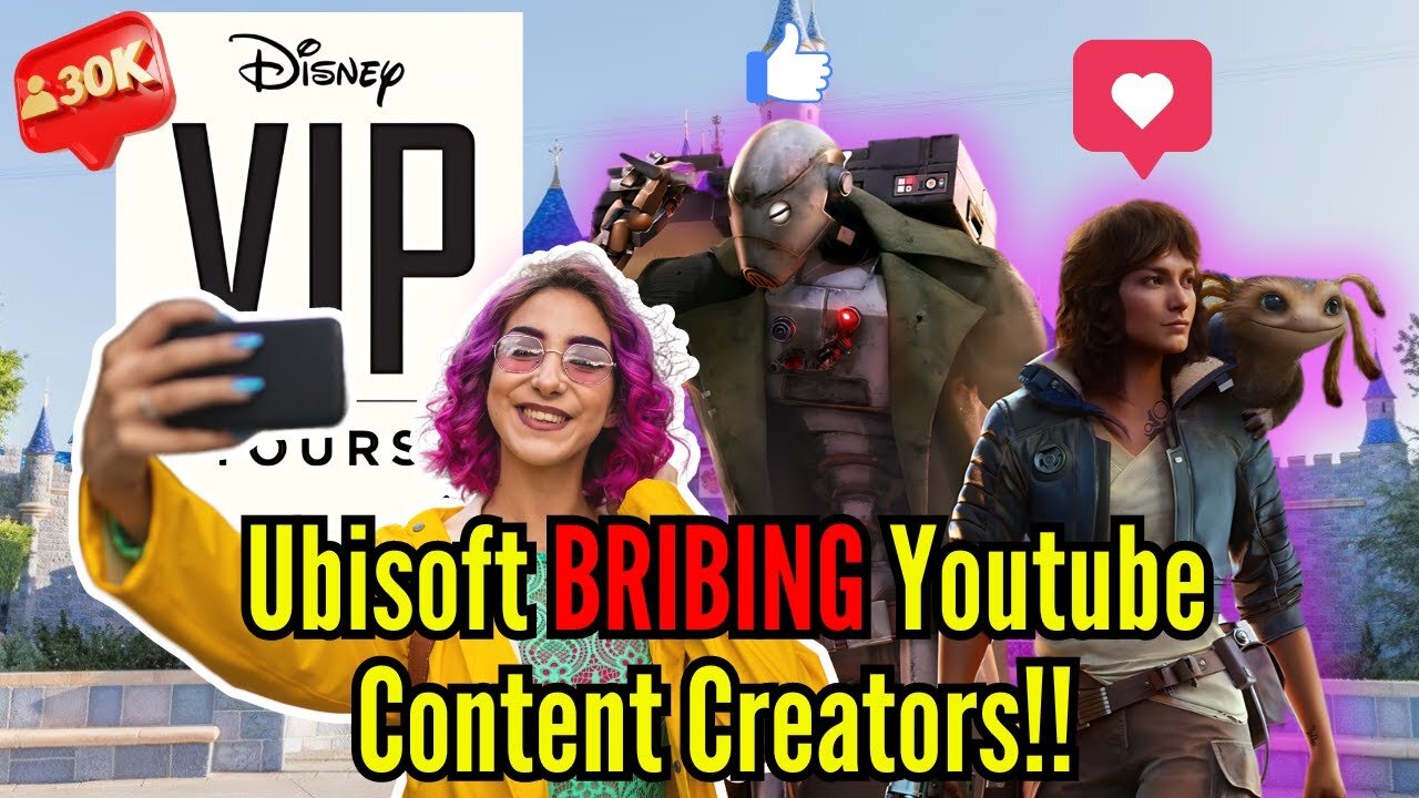 BRIBING Ubisoft TREATS YouTube Content Creators for Star Wars Outlaws Star Wars Theory REJECTS Offer