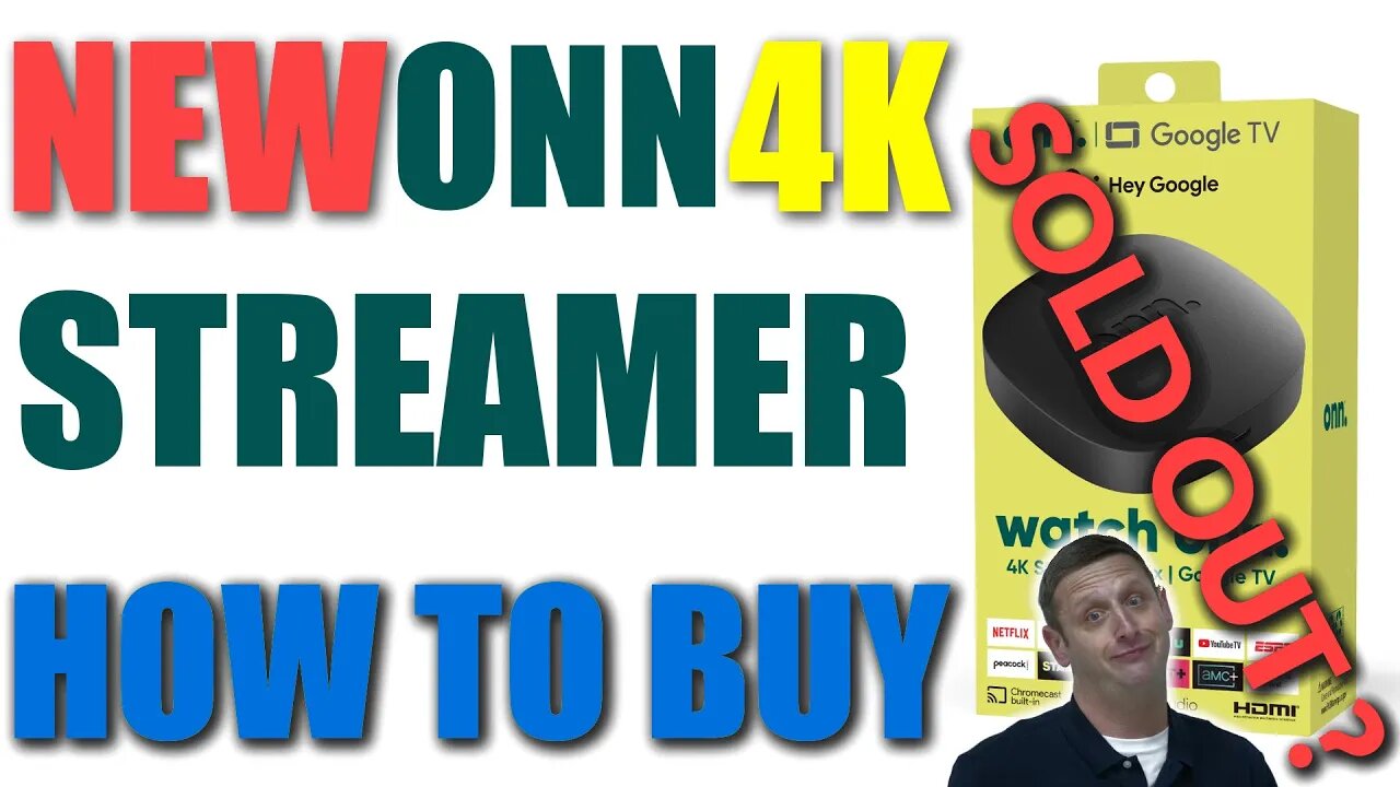 Walmart's New Onn 4k Streaming Device With Google TV Is Here!! How Can You Purchase Them?