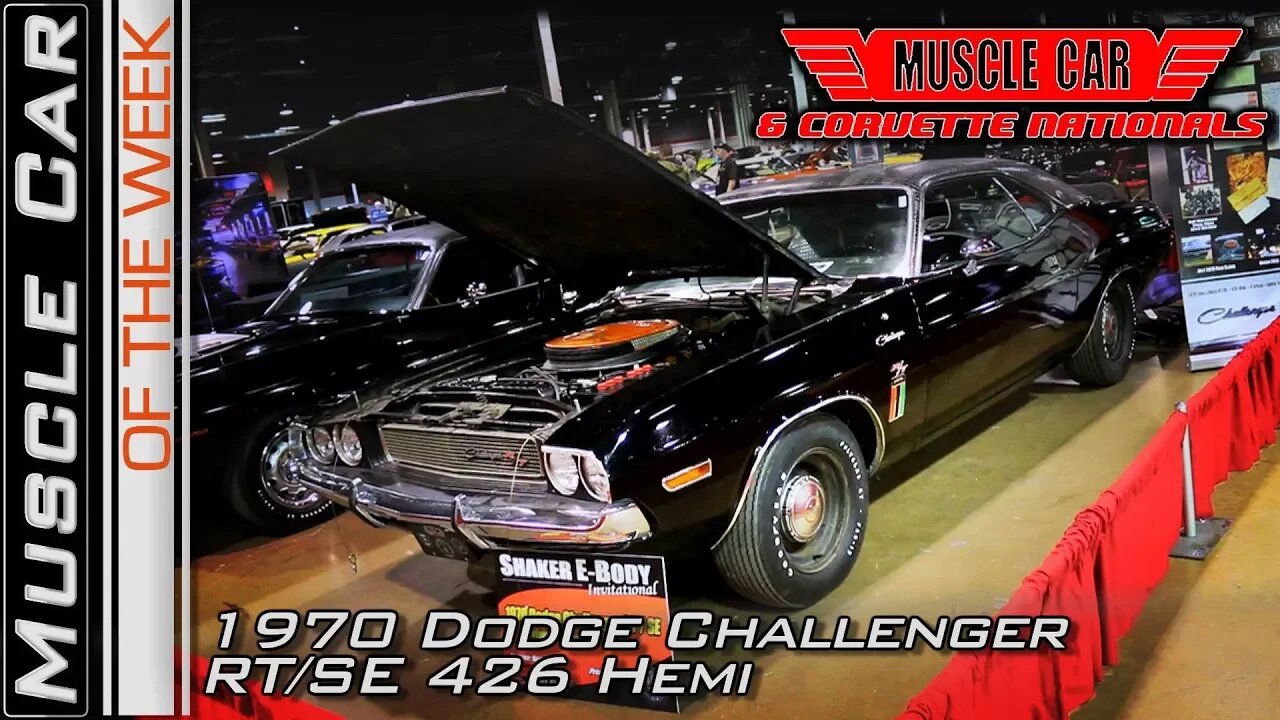 1970 Dodge Challenger Black Ghost RT/SE 426 Hemi at 2017 MCACN Muscle Car Of The Week