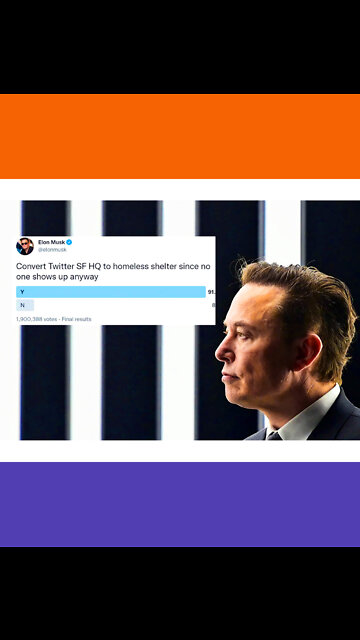 Elon Musk Wants To Convert Twitter HQ Into A Homeless Shelter