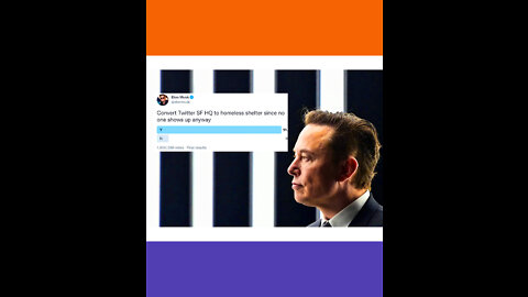 Elon Musk Wants To Convert Twitter HQ Into A Homeless Shelter