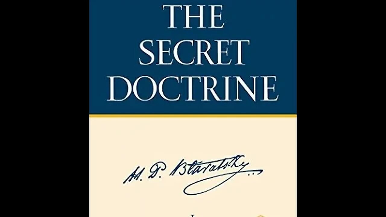 The Secret Doctrine Primordial Substance and Divine Thought