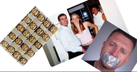 A tale of two worlds #princeandrew #jeffreyepstein #ghislainemaxwell #groominggangs #tommyrobinson