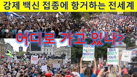 백신접종 의무화에 강력히 항거하는 전세계 국민들. 무엇을 의미하며 세계는 어디로 가고 있나 (75)