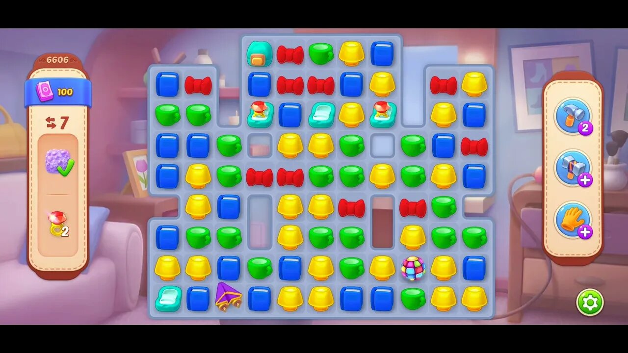 Playrix Homescapes Gameplay Walkthrough Level 6606