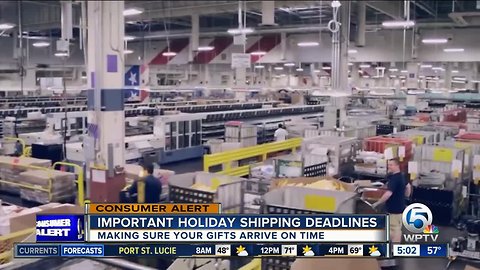 Time is running out to have packages delivered by Christmas