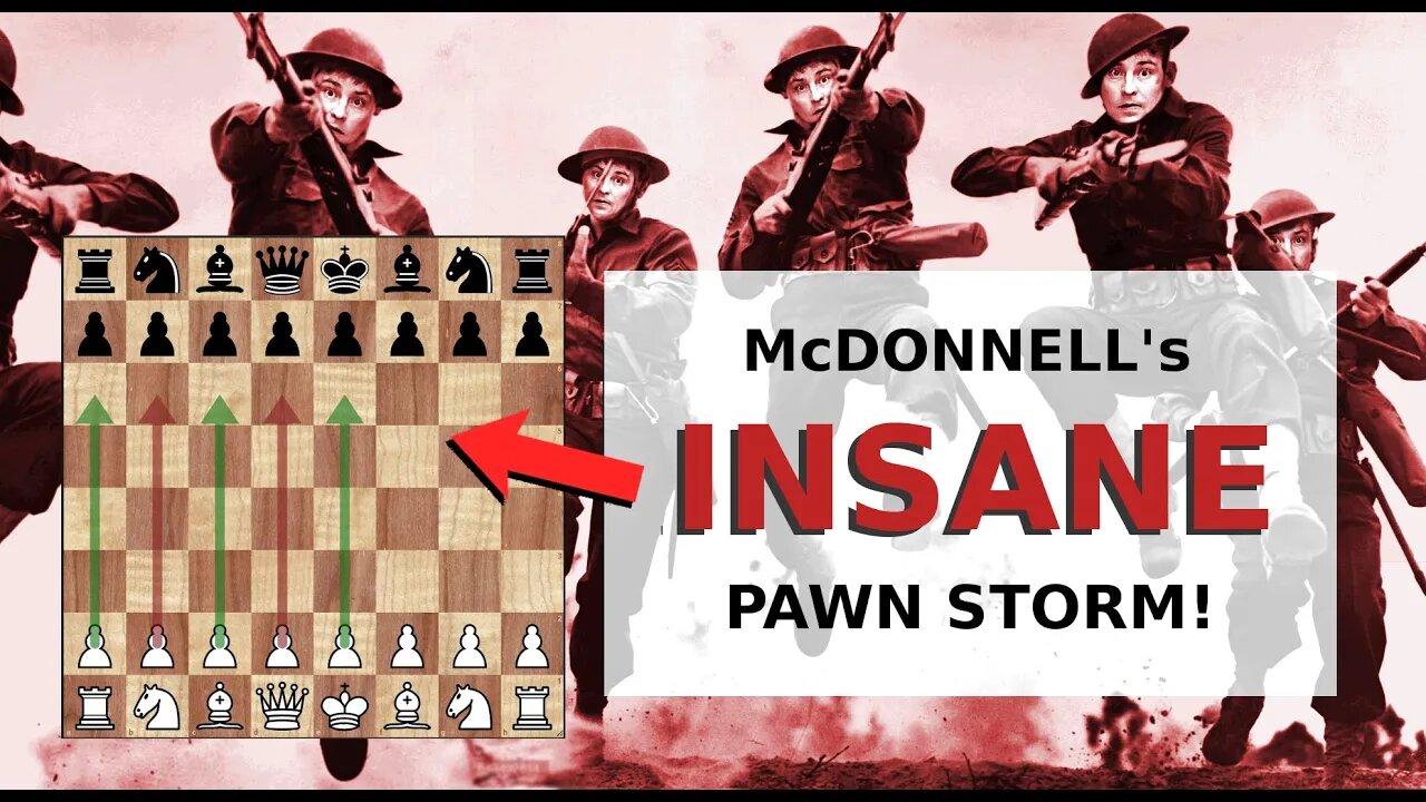 Alexander McDonnell's Big Push! - 1834 World Chess Championship [Match 3, Game 10]
