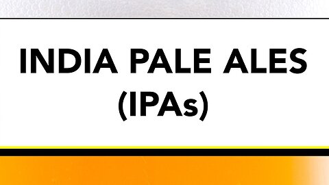 India Pale Ales (IPAs) - Segment