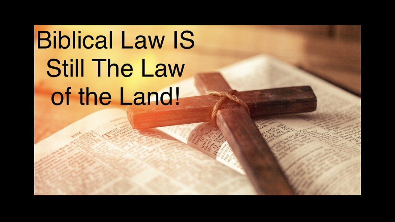 Constitutional Law Is Biblical Law, But People Aren’t Reading Their Holy Bibles. People Lack Truth!