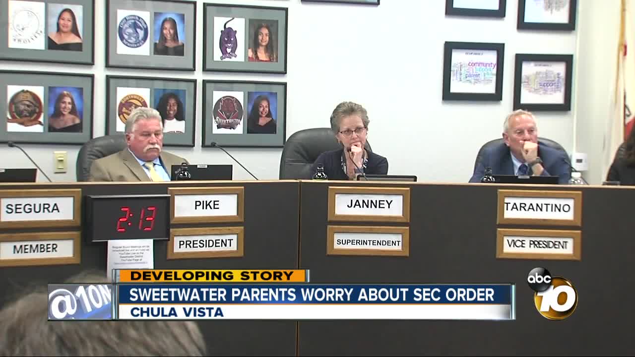 Sweetwater Union HS District hires law firm to deal with SEC inquiry