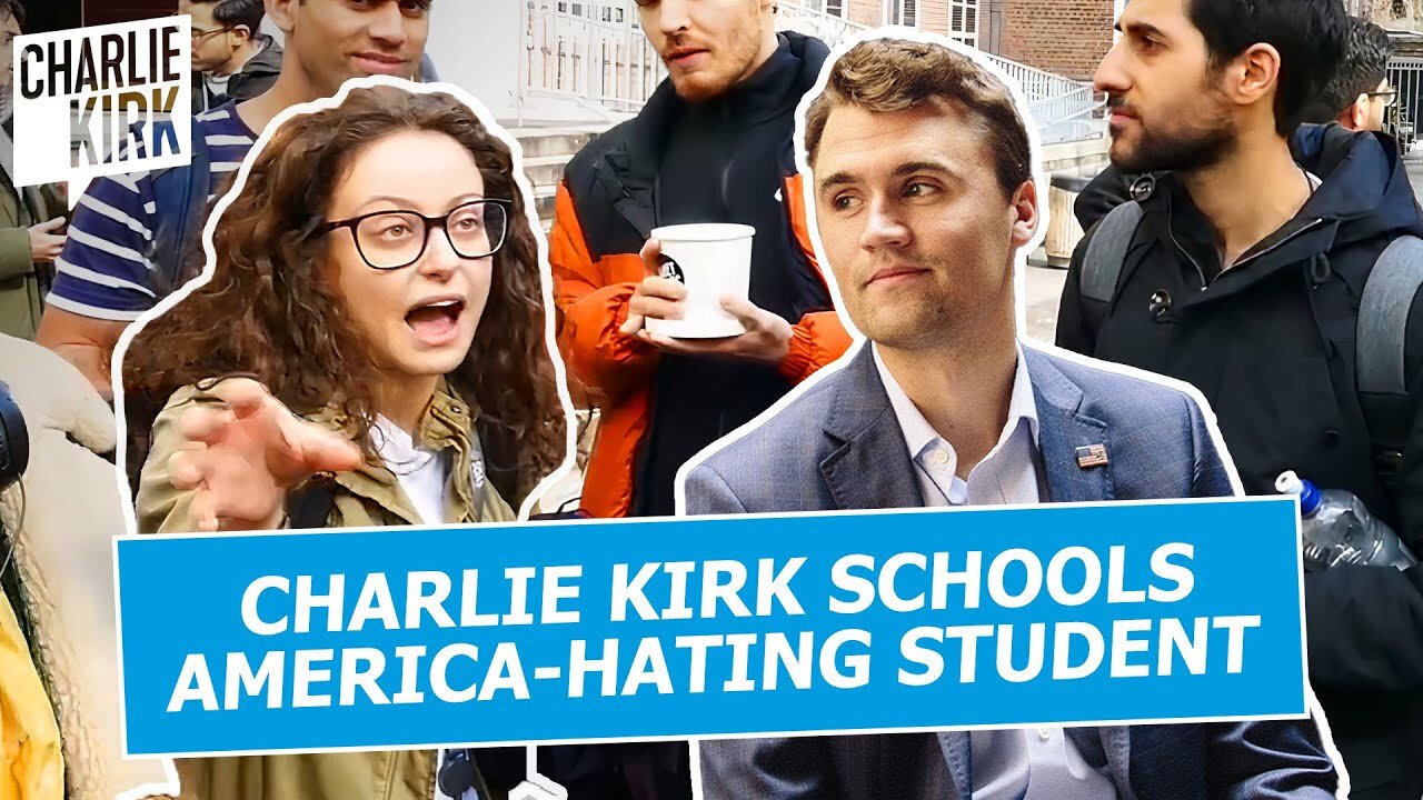 Charlie Kirk Schools America-Hating Student