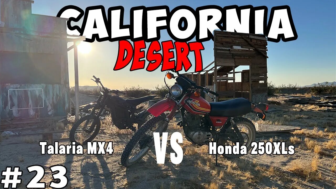 Electric Bike vs Enduro | California Desert Edition