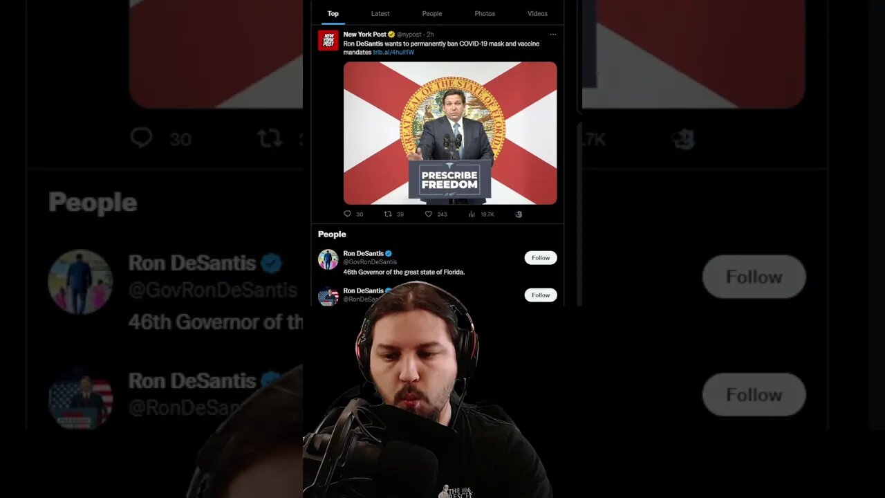 Ron DeSantis Permanently BANS Mask & Vaccine Mandates