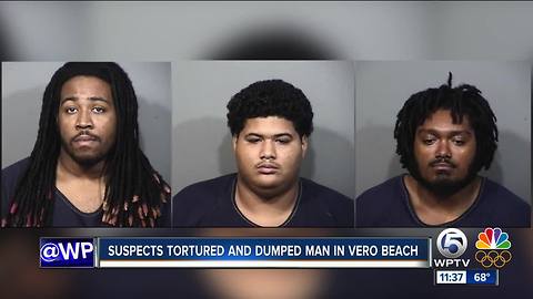 3 charged with torturing, dumping man in Vero Beach