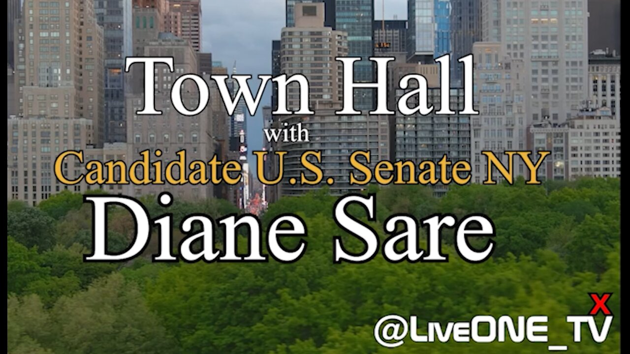 Town Hall Q & A with NY U.S. Senate Candidate DIANE SARE -