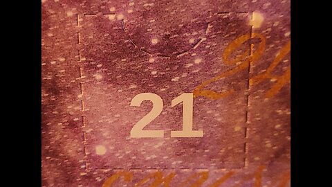 Crystal Advent Calender, day 21.