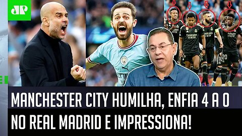 "SURREAL! DEU PENA do Real Madrid! O Manchester City ESMAGOU, ENFIOU 4 a 0 e..." Flavio Prado EXALTA