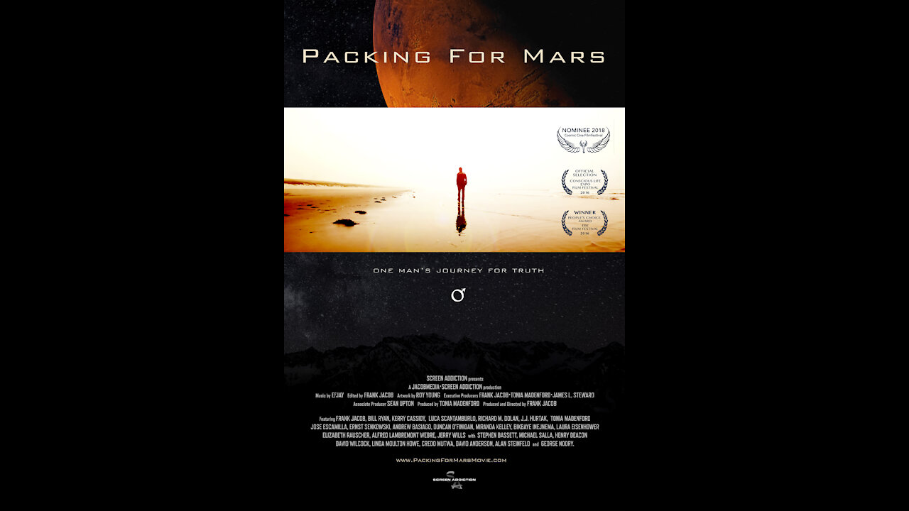 "Packing for Mars" with Award winning filmmaker Frank Jacob - host Mark Eddy