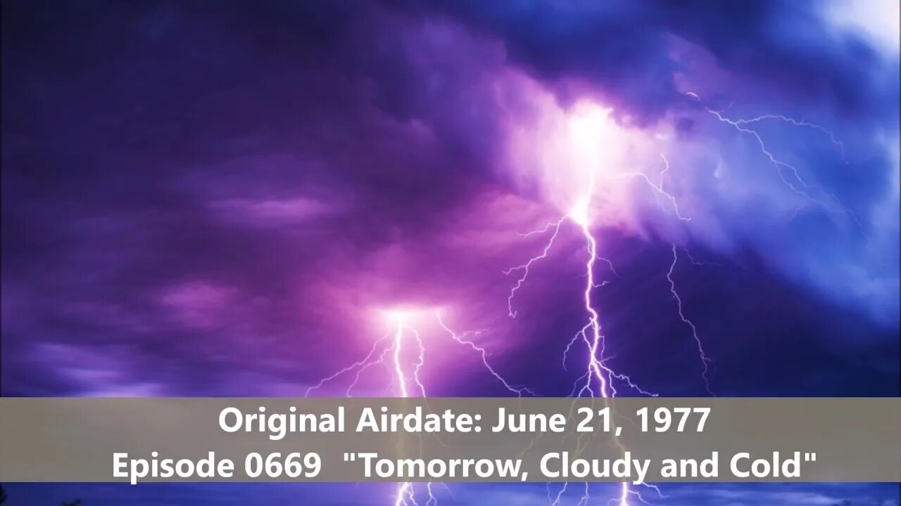 Radio Mystery Theater Tomorrow, Cloudy and Cold 0669