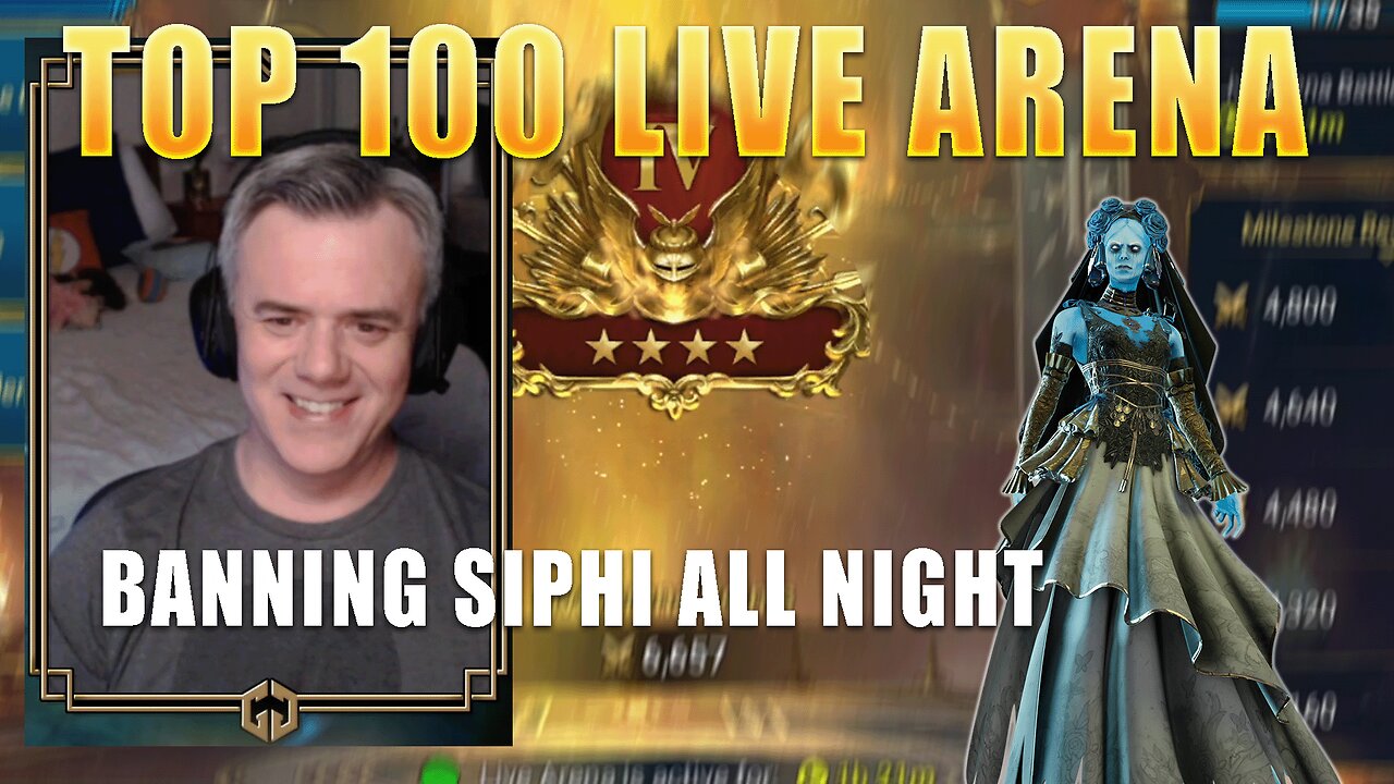 Top 100 Live Arena - Banning Siphi All Night Long || Raid: Shadow Legends