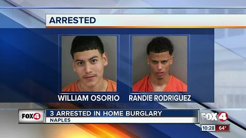 3 Arresred in Home Burglary