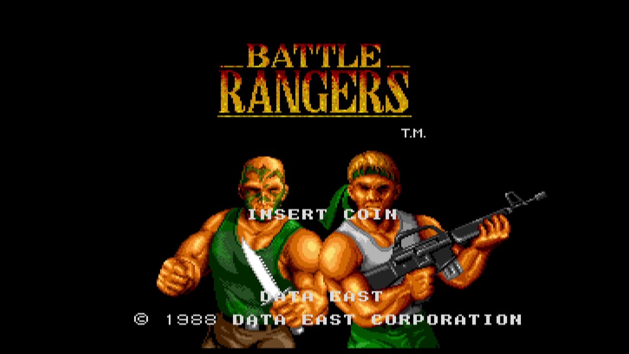 Battle Rangers Arcade Game, Data East 1988, playthrough