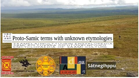 Proto-Samic terms with unknown etymologies. Protosaamelaiset termit, joiden etymologia on tuntematon