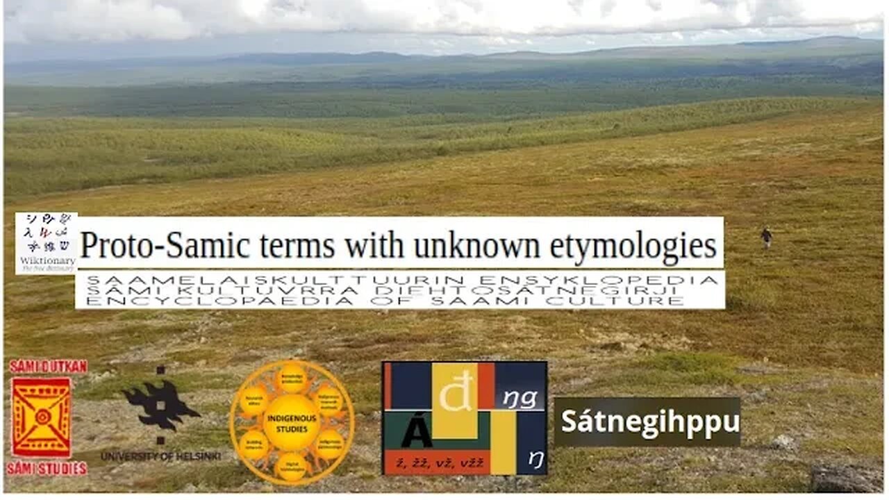 Proto-Samic terms with unknown etymologies. Protosaamelaiset termit, joiden etymologia on tuntematon