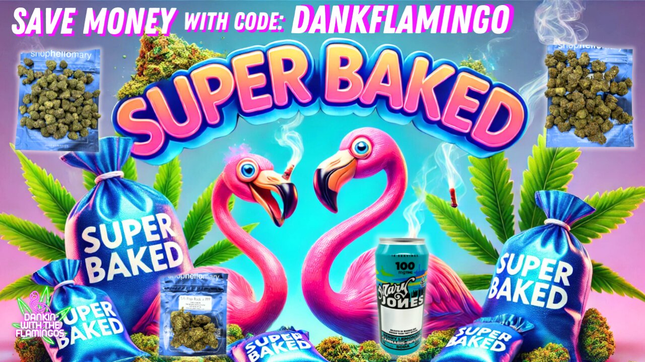 Trying Indoor THCa Flower From ShopHelloMary! Dankin With The Flamingos Cannabis Review!!