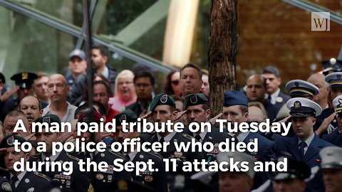 Man Appears To Take Shot at Kaepernick from 9/11 Memorial Stage