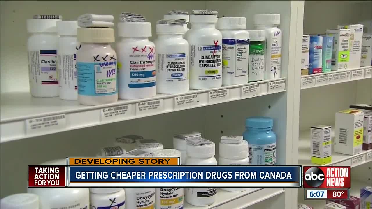 Gov. DeSantis wants to import prescription drugs from Canada to cut health care costs