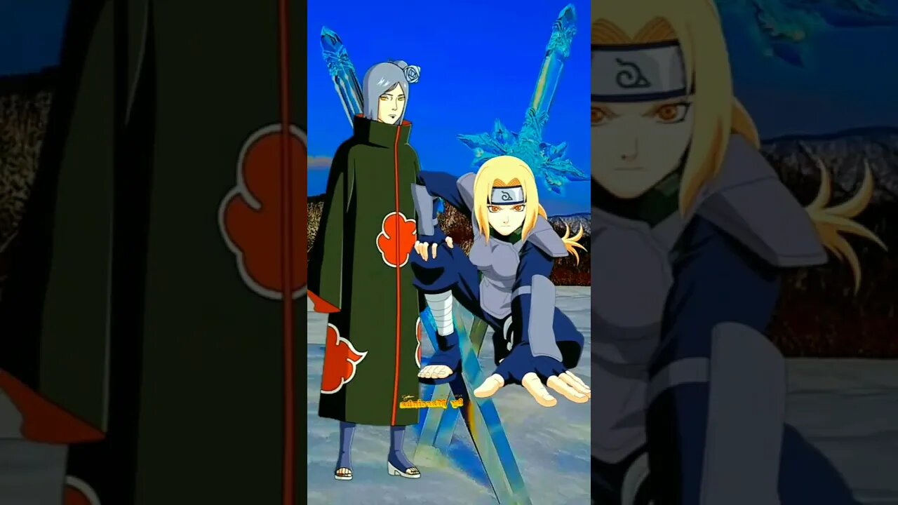 Konan VS Tsunade - WHO IS STRONGEST??.#shorts